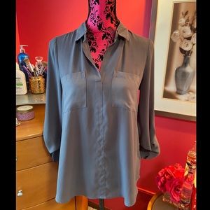 Grey loose blouse